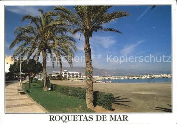 Roquetas de Mar Uferpromenade Palmen