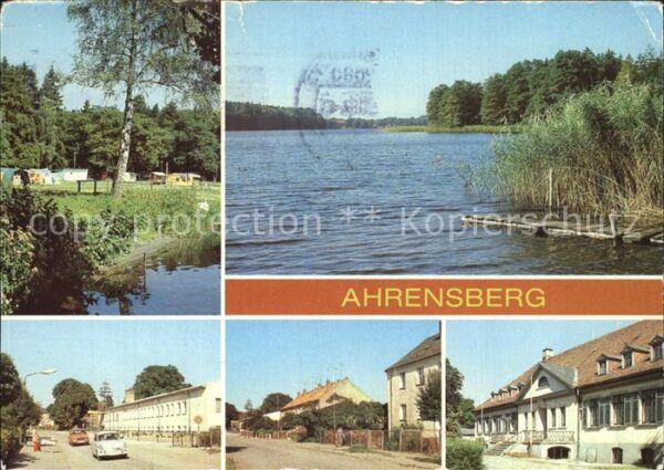 Ahrensberg Neustrelitz Zeltplatz Drewensee Dorfstrasse Lehrlin