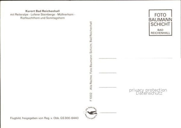 Bad Reichenhall mit Reiteralpe Loferer Steinberge Mülln – Bild 2