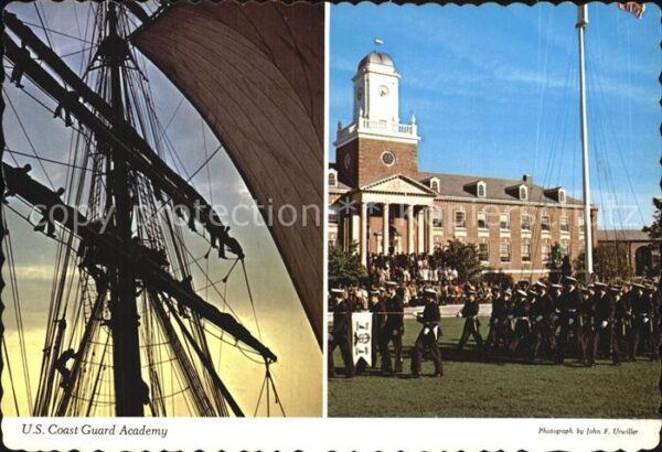 New London Connecticut US Coast Guard Academy Cadets Sailing S