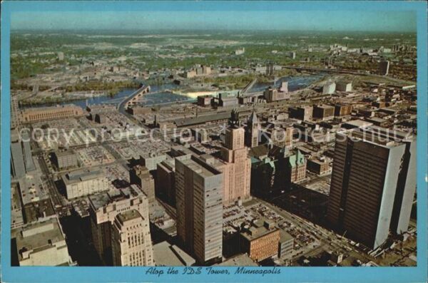 Minneapolis Minnesota View from the top of the IDS Tower towa