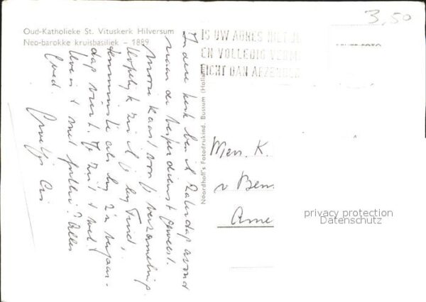 Hilversum Oud Katholieke St Vituskerk Barock Kirc – Bild 2