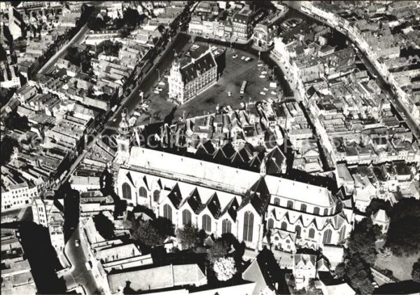 Gouda St Janskerk Kirche Fliegeraufnahme