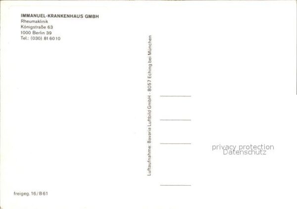 Berlin Rheumaklinik Immanuel Krankenhaus GmbH – Bild 2