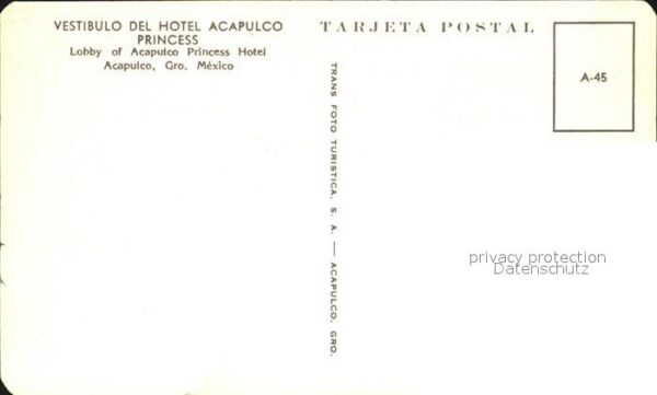 Acapulco Hotel Princess Lobby – Bild 2