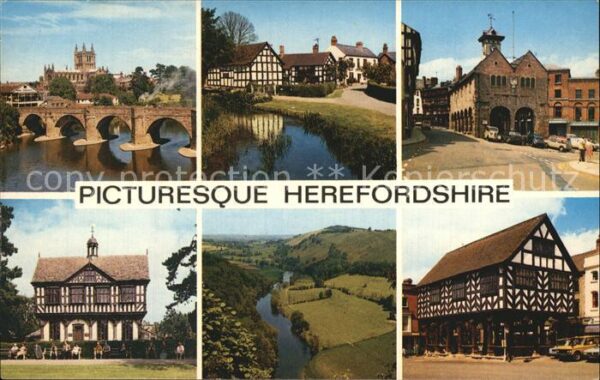 Herefordshire, County of Leominster Eardisland Sysmonds Yard Ros