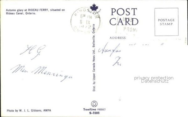 Ontario Canada Rideau Canal – Bild 2