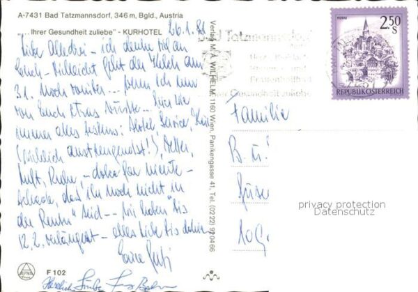 Bad Tatzmannsdorf Burgenland Kurhotel – Bild 2
