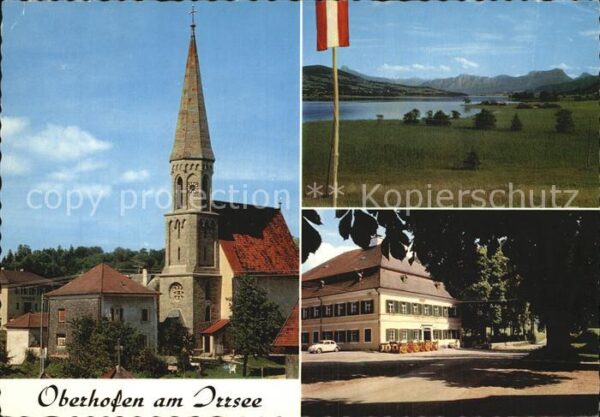 Oberhofen Irrsee Kirche Gasthof Oberhofen Irrsee