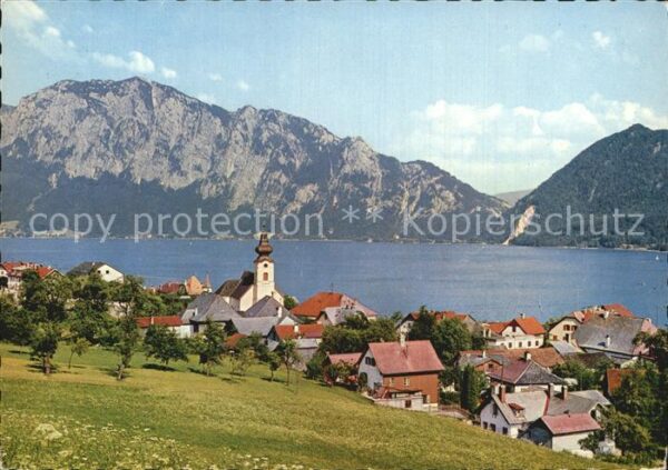Unterach Attersee Stadtansicht