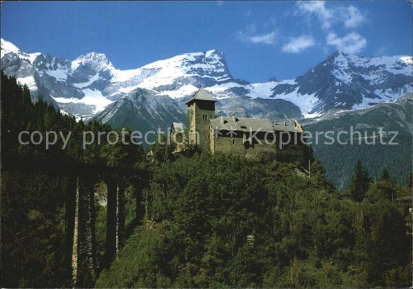 Landeck Tirol Schloss Wiesberg Trisanna-Brücke