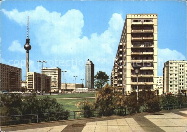 Berlin Blick zum Alexanderplatz