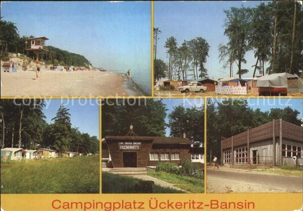 Ueckeritz Usedom Strand Campingplatz Fischerhütte Zeltpl