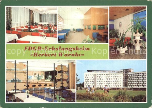 Klink Waren FDGB Erholungsheim Herbert Warnke Gross