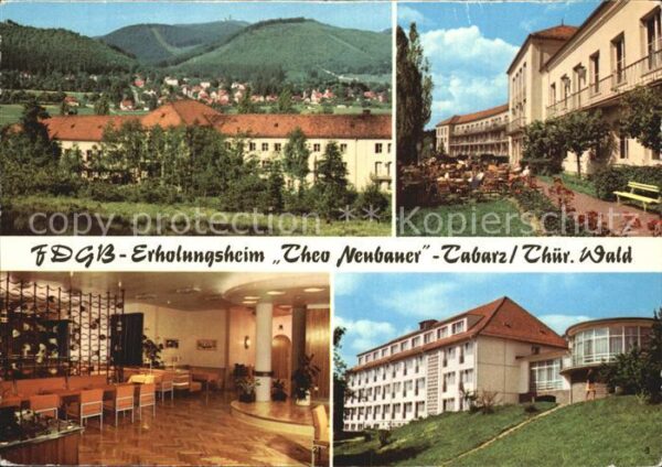 Tabarz FDGB Erholungsheim Theo Neubauer Tanzba