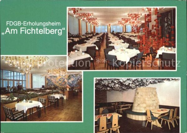 Oberwiesenthal Erzgebirge FDGB Erholungsheim Am Fichtelberg Steig