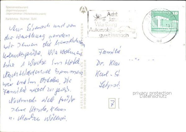 Eisenach Thueringen Hotel auf der Wartburg Jägerrestaurant – Bild 2