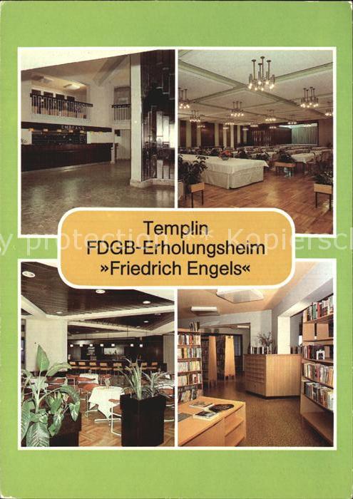 Templin FDGB Erholungsheim Friedrich Engels Emp