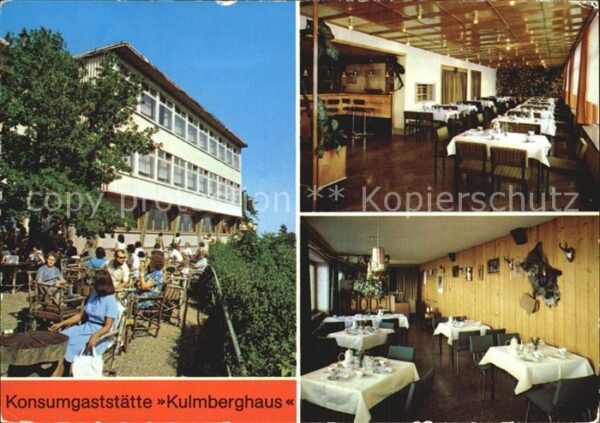Saalfeld Saale Konsumgaststätte Kulmberghaus