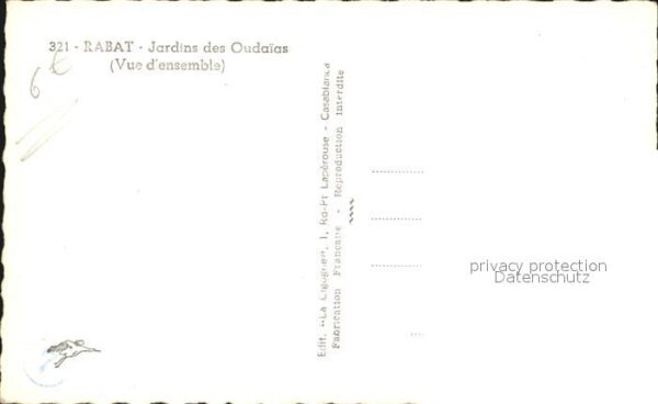 Rabat Marokko Jardins des Oudaias – Bild 2