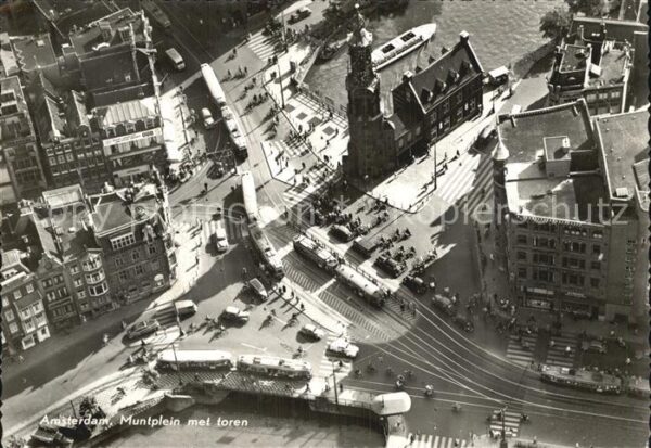 Amsterdam Niederlande Fliegeraufnahme Münzturm