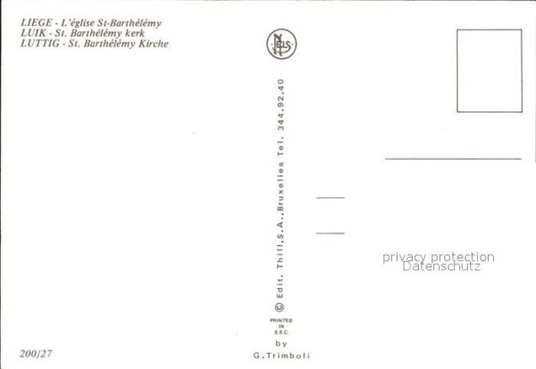 Liege Luettich Sankt Barthelemy Kirche – Bild 2