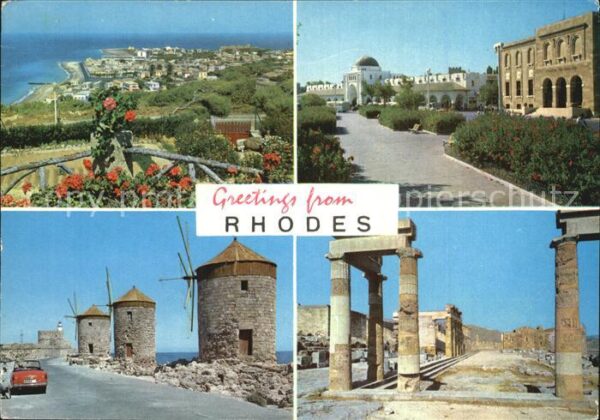 Rhodes Rhodos Greece Stadtansicht