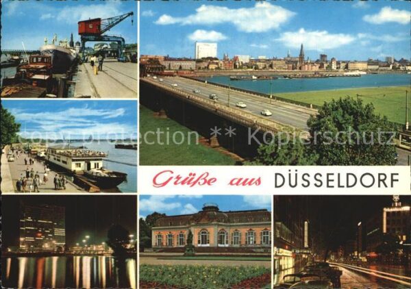 Duesseldorf Hafen Brücke