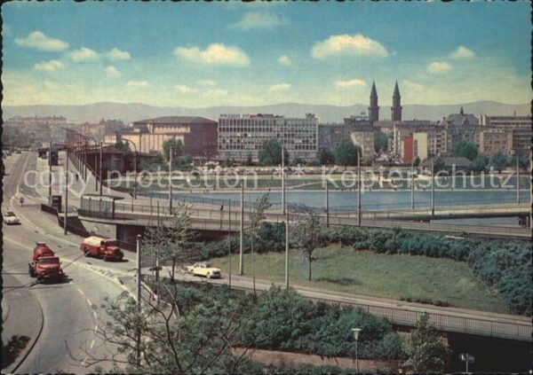 Ludwigshafen Rhein Rheinbrücke