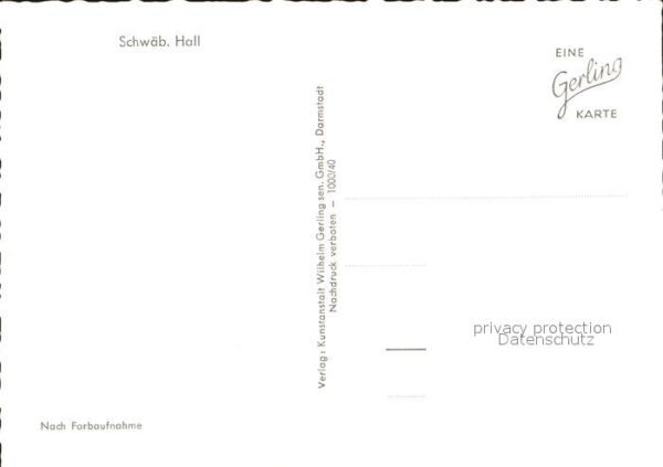 Schwaebisch Hall Stadtansicht – Bild 2