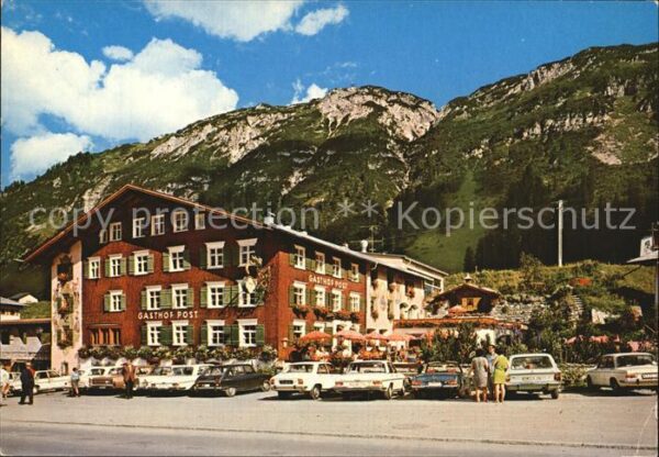 Lech Vorarlberg Gasthof Post gegen Rüfikopf