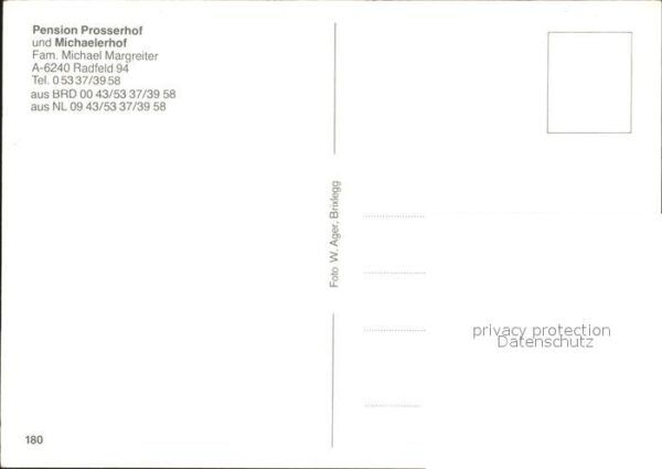 Radfeld Tirol Pension Prosserhof und Michaelerhof – Bild 2