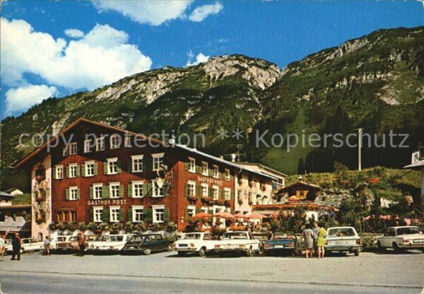 Lech Vorarlberg Gasthof Post gegen Rüfikopf