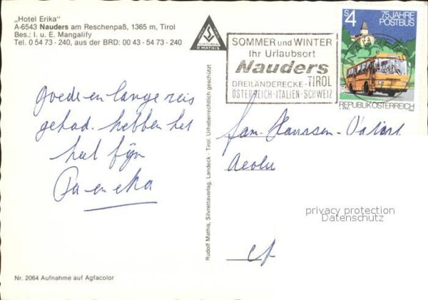 Nauders Tirol Hotel Erika – Bild 2