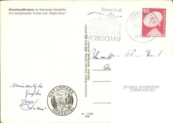 Monschau Evangelische Kirche und Rotes Haus – Bild 2