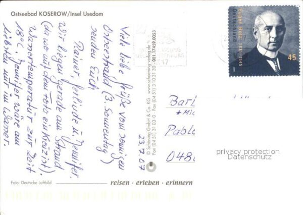 Koserow Ostseebad Usedom Fliegeraufnahme – Bild 2