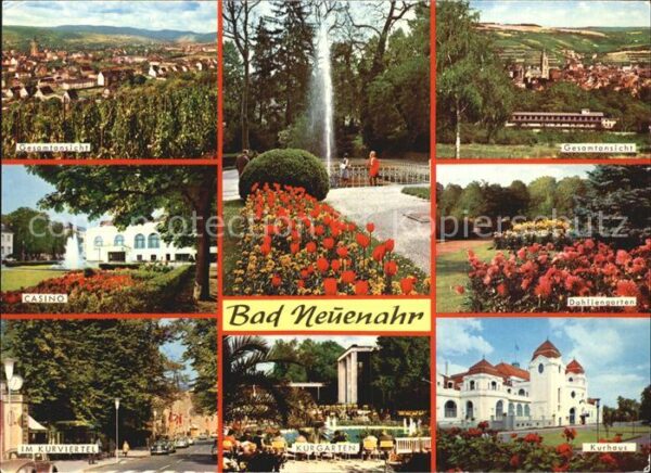 Bad Neuenahr-Ahrweiler Dahliengarten Casino Kurhaus Kurviertel