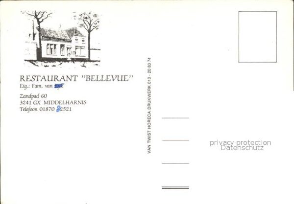 Middelharnis Restaurant Bellevue Kaminzimmer Bar – Bild 2