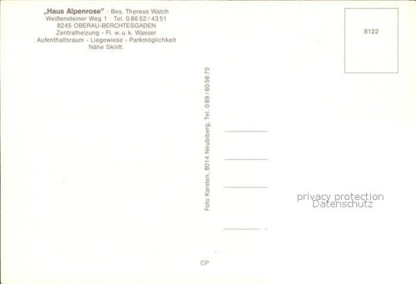 Oberau Berchtesgaden Haus Alpenrose – Bild 2