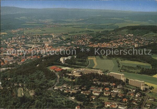 Bad Kissingen mit Hotel Sonnenhügel Fliegeraufnahme
