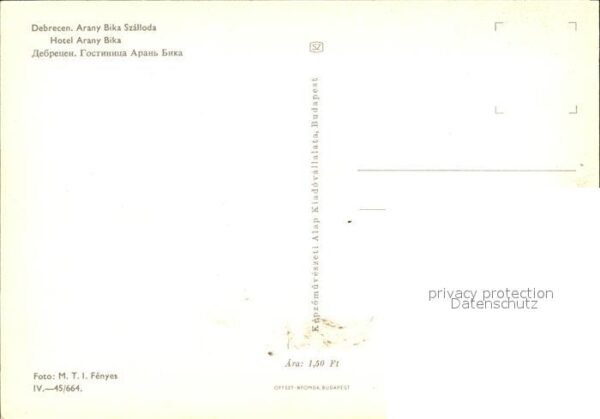 Debrecen Debrezin Hotel Arany Bika – Bild 2