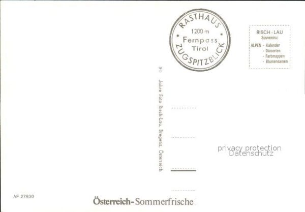 Biberwier Tirol Teilansicht Strasse Kirche Panorama – Bild 2