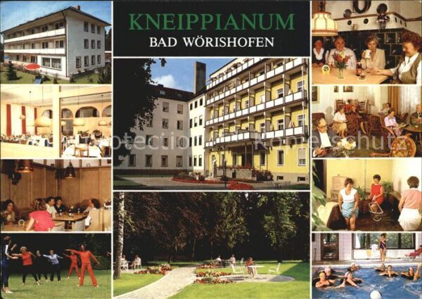 Bad Woerishofen Kneippianum Speisesaal Gasträume Park W