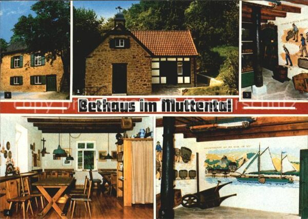 Bochum Dt Bergbaumuseum Bethaus im Muttental