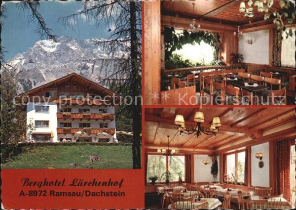 Ramsau Dachstein Steiermark Berghotel Lärchenhof Gasträume