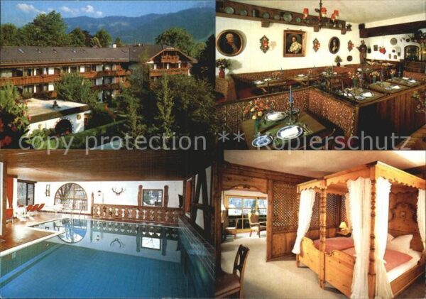 Garmisch-Partenkirchen Reindls Partenkirchner Hof Gastraum Hal