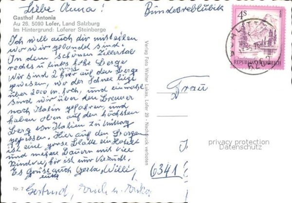 Lofer Gasthof Antonia – Bild 2