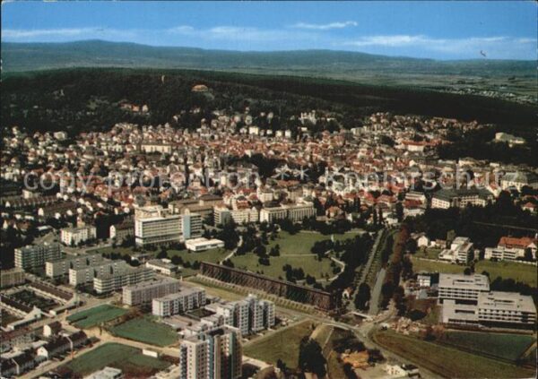 Bad Nauheim Hessisches Staatsbad Fliegeraufnahme