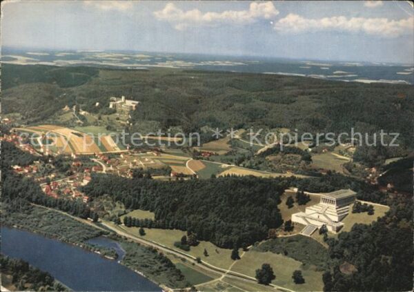 Regensburg Walhalla Fliegeraufnahme