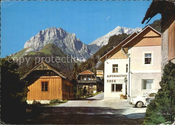 Mauthen Alpengasthof Eder mit Cellon und Keller
